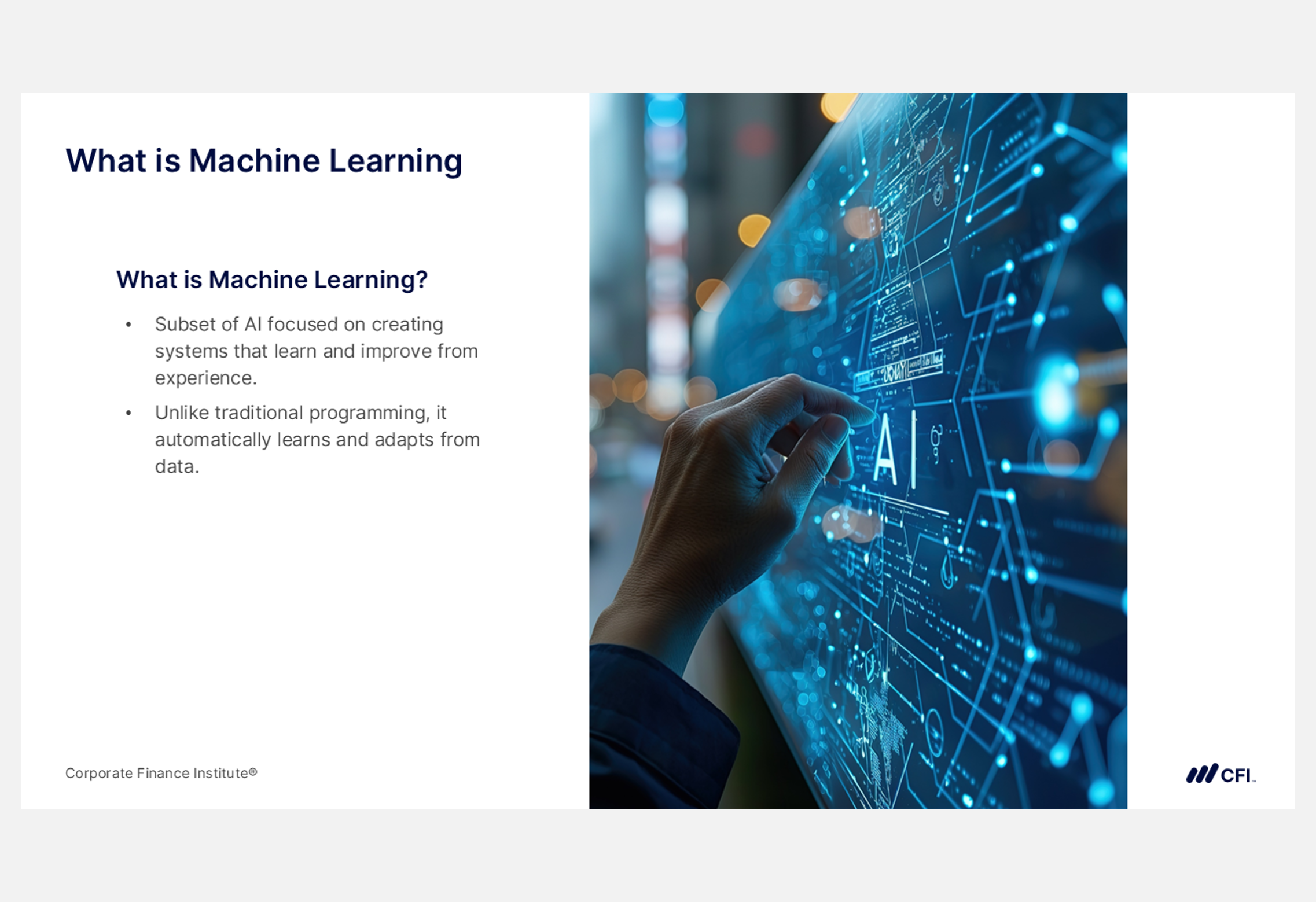 Foundations of Machine Learning and Deep Learning for Finance