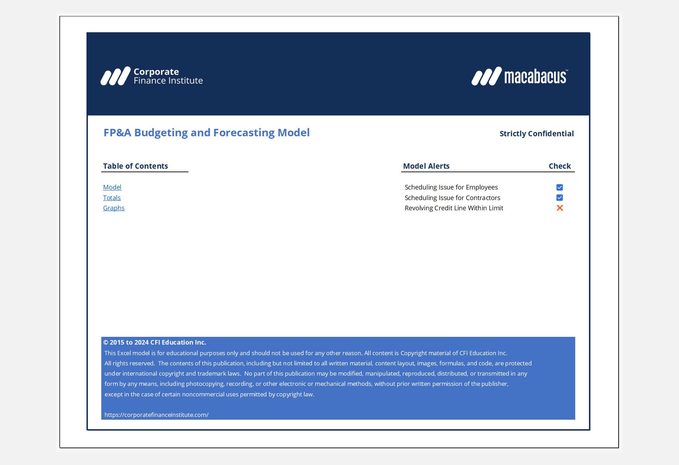FP&A Professional Excel Forecast Model Design