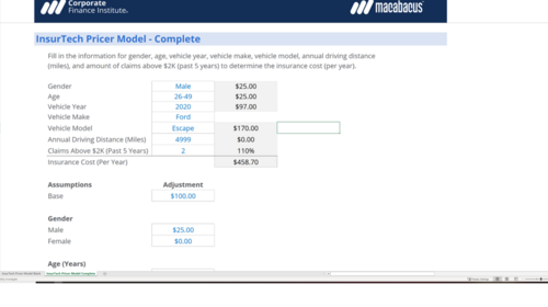 InsurTech Pricer Model