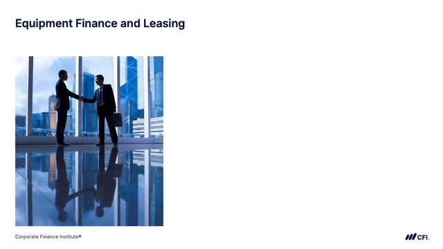 Equipment Finance and Leasing Course